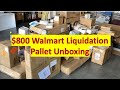 $800 Walmart Return Liquidation Pallet Unboxing