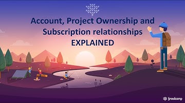 Account, projects ownership and subscription relationships explained
