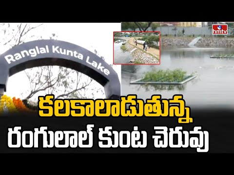 కలకాలాడుతున్న రంగులాల్ కుంట చెరువు |  Virtusa Revives Ranglal Kunta Lake in Hyderabad | hmtv - HMTVNEWS