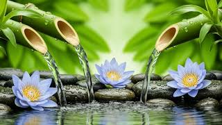 Harmonious Piano and Bamboo Fountain Flow – Soothing Melodies for Calm Meditation