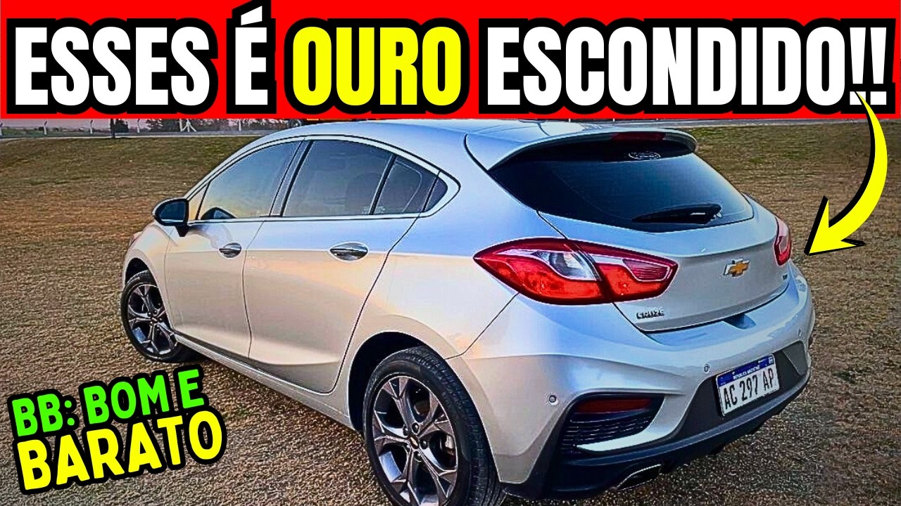 5 CARROS Hatches Esquecidos que Hoje Valem OURO (Baratos e Valorizando Rápido!)