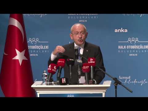 CHP Genel Başkanı Kemal Kılıçdaroğlu, Antalya’da Otobüsçüler Buluşması’nda Konuşuyor