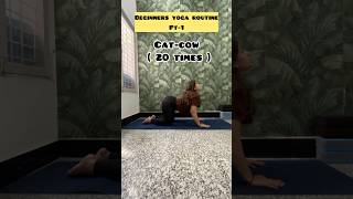 Beginner Yoga Routine Pt.1 | Full Body Stretch ✨#homeworkout #yoga #shorts #youtubeshorts