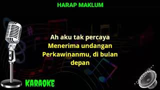 Harap maklum - Bill &  Brod - karaoke no vokal (cover ke teks besar dan jelas)