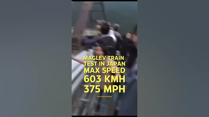 MagLev Train Test in japan Max Speed 603 kmh / 375 mph