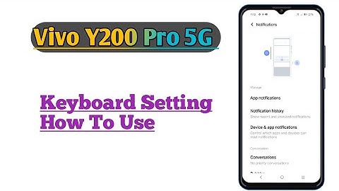Vivo Y200 Pro 5G || Keyboard Setting How To Use