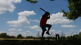 slowpitch swing evolution from tee to the mighty poptoss pitching machine.