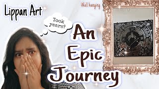 Lippan Art 😱😱| Clay Mirror Work | Wall Hanging Indian Art | Epic Journey