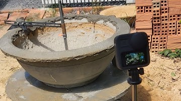 Cách quay miệng chậu và bàn quay miệng chậu tiện lợi