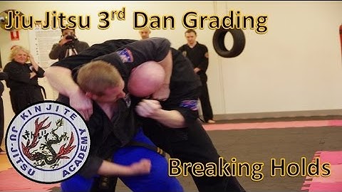 Jiu-Jitsu 3rd Dan Grading: Breaking Holds