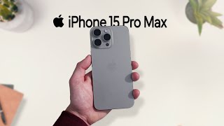 3 Mois avec l’iPhone 15 Pro Max : mon avis📱