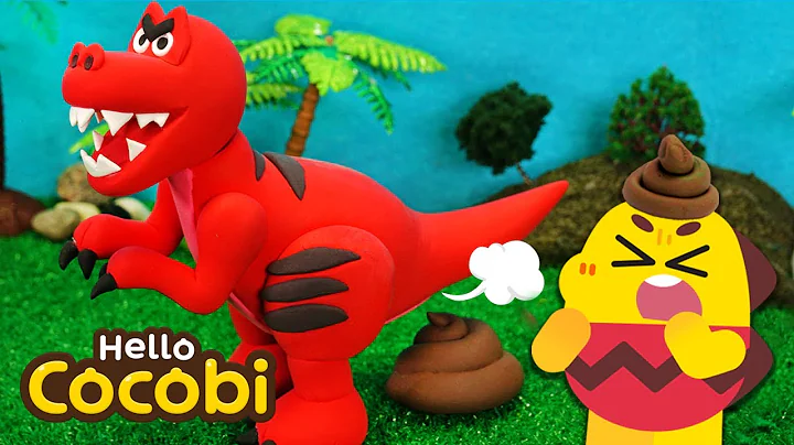 🦖Tyrannosaurus Rex | Dinosaur Songs | Play Doh T-Rex | Kids Songs with Toymation | Hello Cocobi