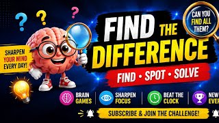 🔴 LIVE | Find the Difference Challenge | Can You Spot All Differences? screenshot 1