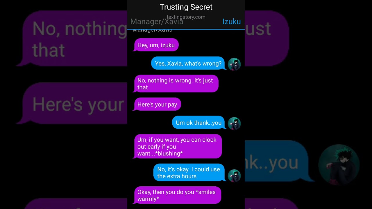 Trusting Secret Part 2 (Izuku x Fem Kurogiri) -description