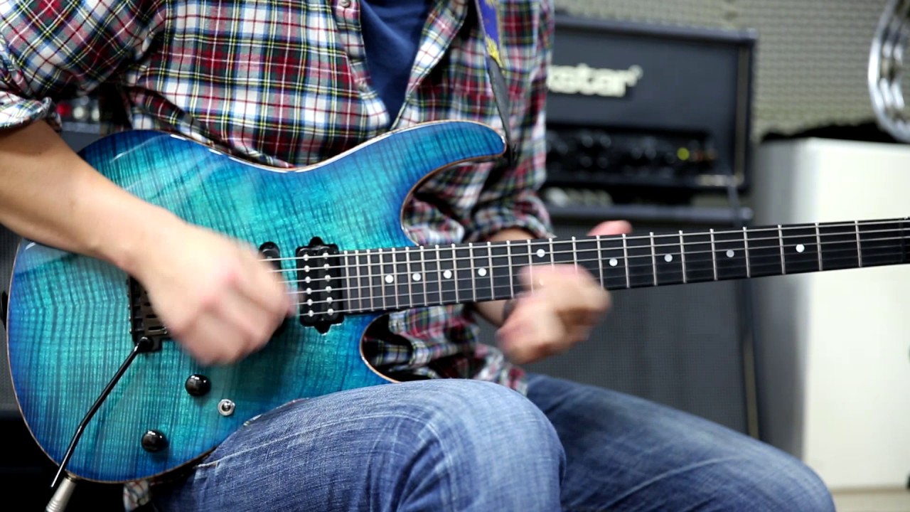 IamMusician] Suhr Modern Custom Bahama blue burst - YouTube