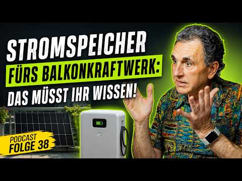 Stromspeicher fürs Balkonkraftwerk: Das müsst ihr wissen!