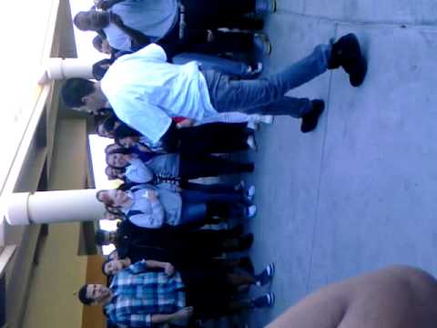 Crazy dance battle at dysart high school