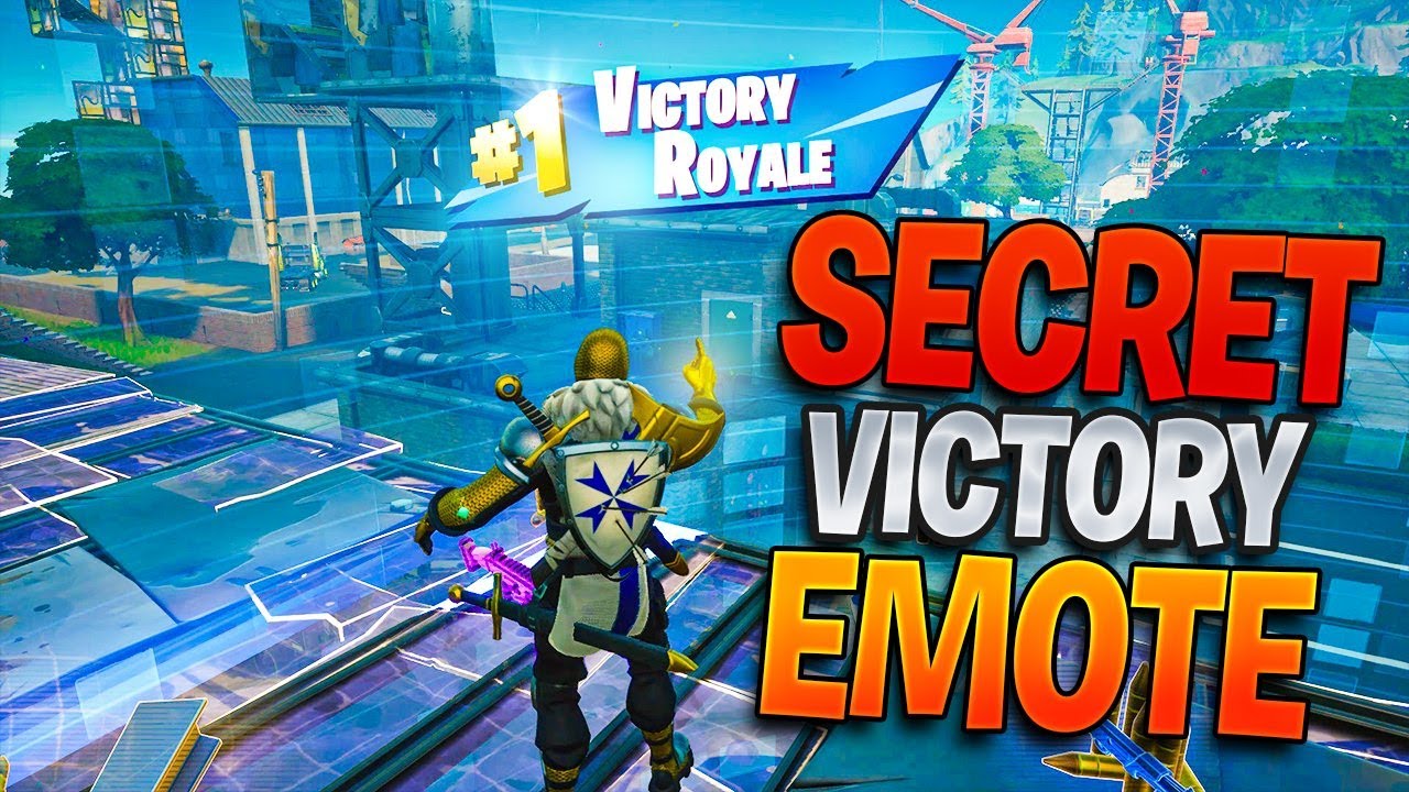 Secretly Reactive VICTORY ROYALE Emote?! YouTube
