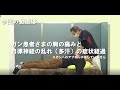 ガン患者様の胸の痛みと自律神経の乱れ（多汗）の症状経過　※ガンへのアプローチはしていません