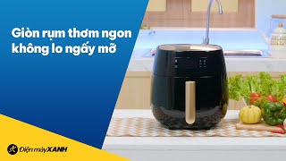 Nồi Chiên Không Dầu Ava 4L Giòn Rụm Thơm Ngon Không Lo Ngấy Mỡ Af358T Điện Máy Xanh