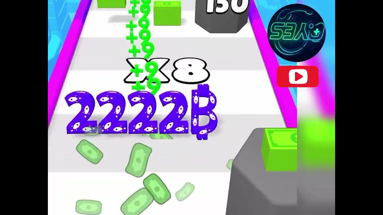 NUMBER RUN 💯- Level Up Fruits (Gameplay Mobile, Math Number Run) 