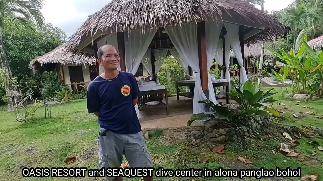 OASIS resort and SEAQUEST dive center in alona panglao bohol philippines.