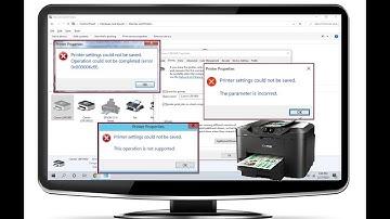 How to Fix Printer Sharing Error: Printer settings could not be saved-2020