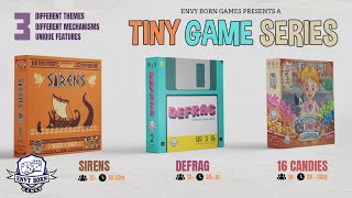 Now on Kickstarter: A Tiny Game Series - Sirens, Defrag & 16 Candies