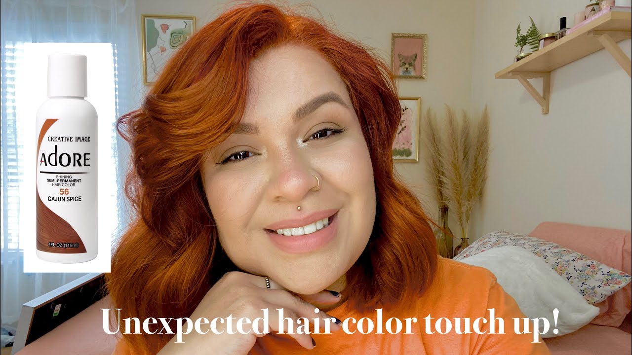 Ginger hair color with Adore Cajun Spice - thptnganamst.edu.vn