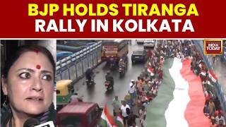 BJP's Tiranga Rally In Kolkata: Agnimitra Paul Targets Mamata Banerjee | CJP Protests | Paper Leaks
