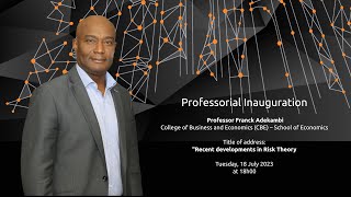 Prof  Franck Adékambi Professorial Inauguration