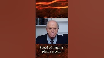 Speed of magma plume ascent.