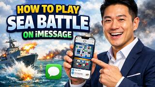 iMessage पर SEA BATTLE कैसे खेलें (स्टेप बाय स्टेप) 2026 screenshot 1