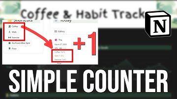 Making a simple counter in Notion - Notion Tips