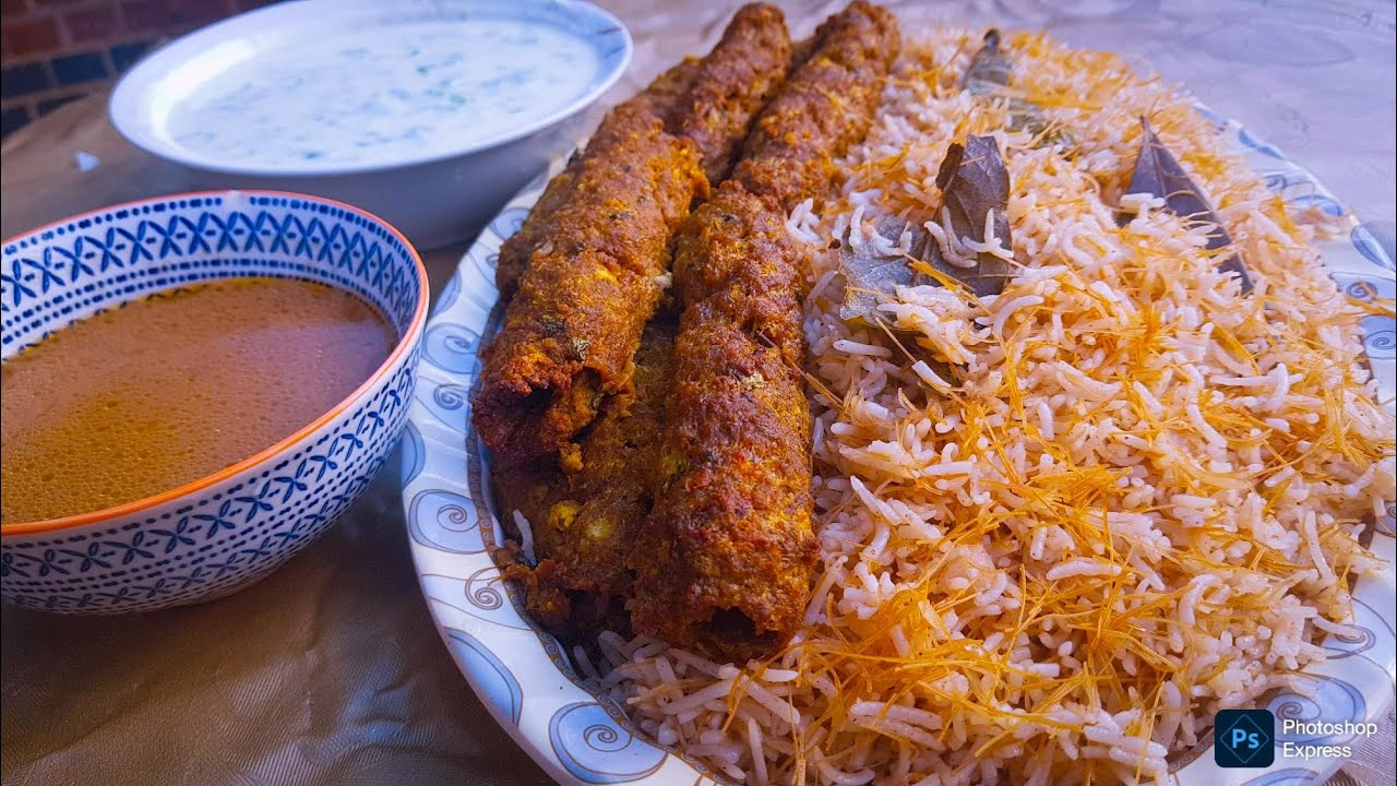 Vermicelli Plau With  beef Kofta.(pilau ya tambi na nyama ya kofta)