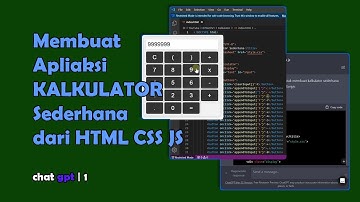 Membuat Aplikasi Kalkulator Di Chat Gpt Dengan Sangat Mudah Dari Html Css Dan Js