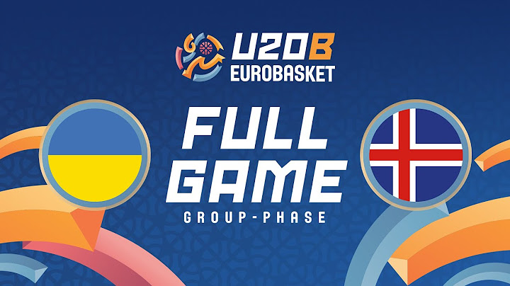 Group Phase | Ukraine v Iceland | Full Basketball Game | FIBA U20 Women's EuroBasket 2024 Division B