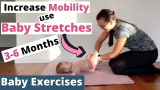 Stretching #3-6 months - Baby Exercises and Activities - The Best baby development videos screenshot 4