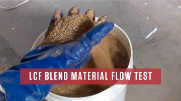 LCF Blend | Powder Material Flow Test | Bin Sweeper