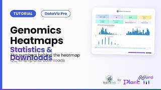 Genomics Heatmaps · Statistics & Downloads | DataViz Pro Tutorial