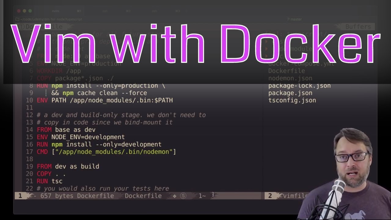 Vim for Docker: Learning Vim and Using SpaceVim for Editing DevOps Files