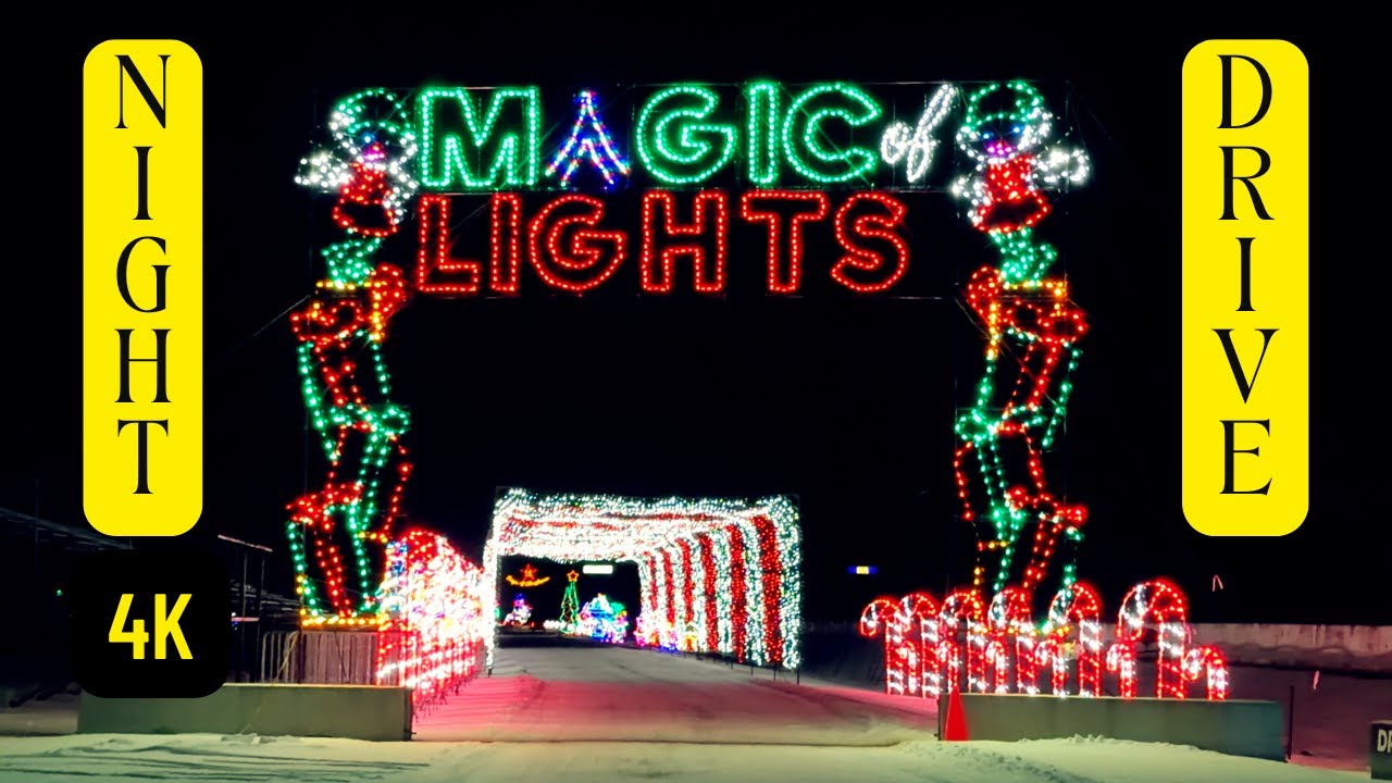 Christmas Lights Tour🎄✨ Magic of Lights Edmonton 2025  | POV Drive-Through