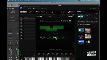 MAKING A BEAT USING COLORS IN LOGIC PRO X