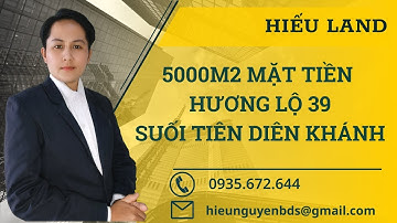 5000m2 đất mặt tiền Hương Lộ 39 Suối Tiên Diên Khánh