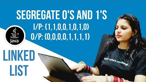 Segregate 0s and 1s in an array | JAVA