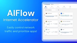 AIFlow Internet Accelerator & Analyzer Software by GT Booster screenshot 1