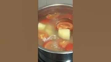 Tomato Potato Pork Shank Soup #viralvideo #shorts #chinesesoup