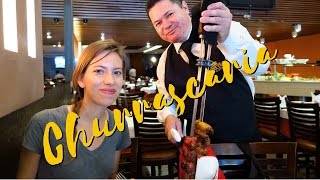 Churrascaria: Churrasco style Brazilian meat buffet in Rio de Janeiro, Brazil