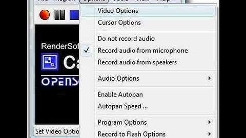 CamStudio Video Options - Best Codec for ScreenCasts