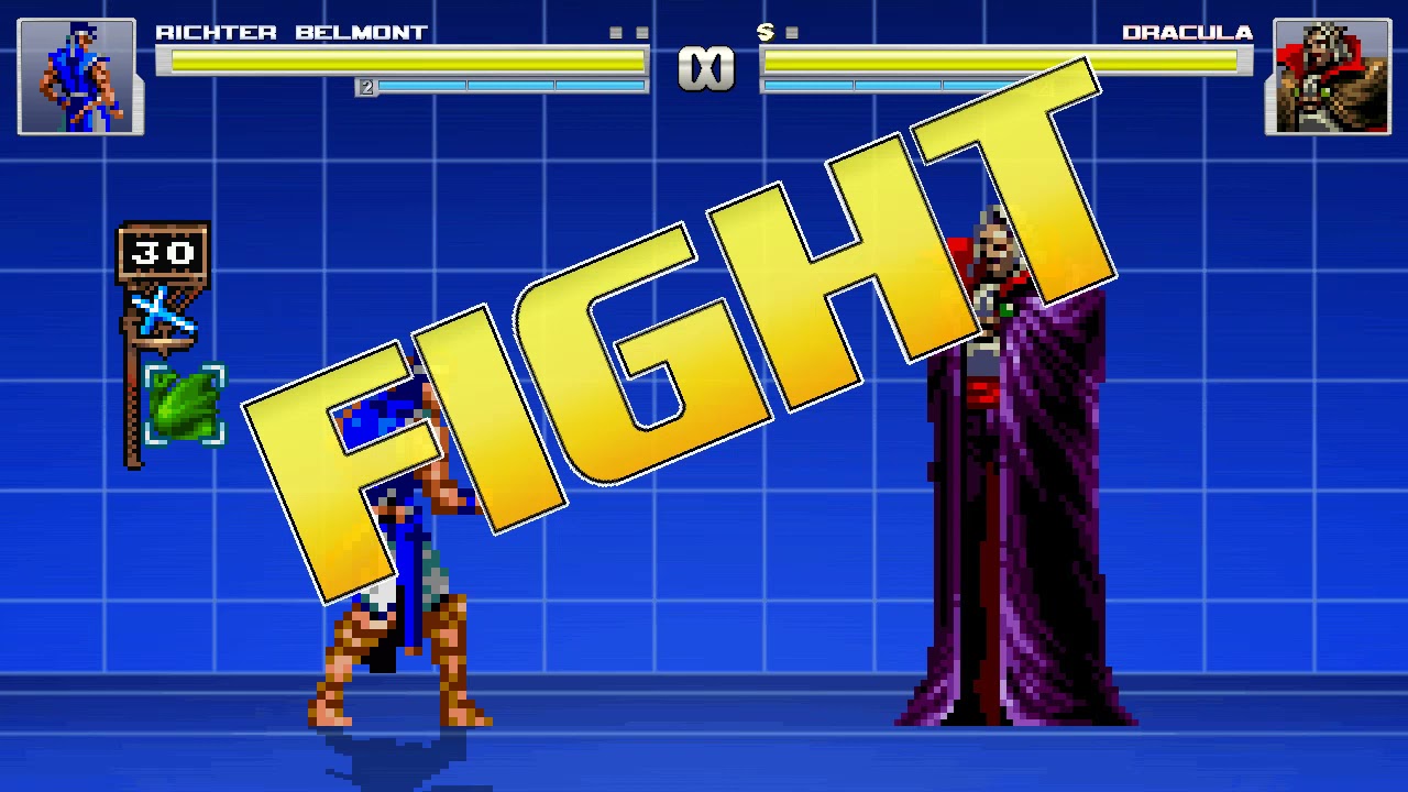 M.U.G.E.N. Dracula vs Richter Belmont